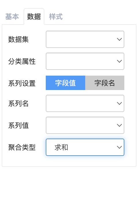 图表数据集绑定